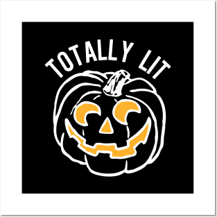 Totally Lit Jack-O-Lantern Posters and Art